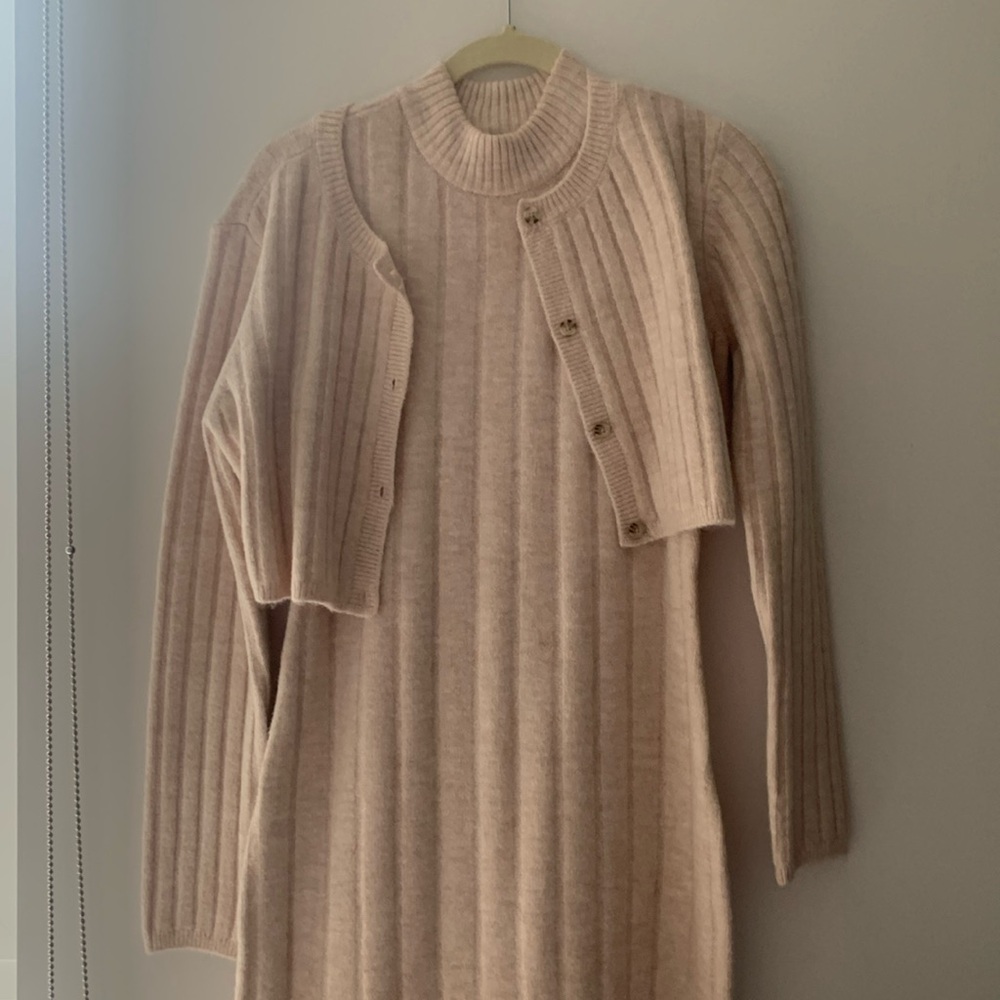 NWOT sweater dress set.